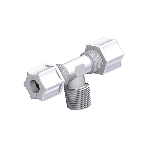 Jaco Male Branch Tee,1 15/32"L,220 psi,PK5 60-4-4-P-PG