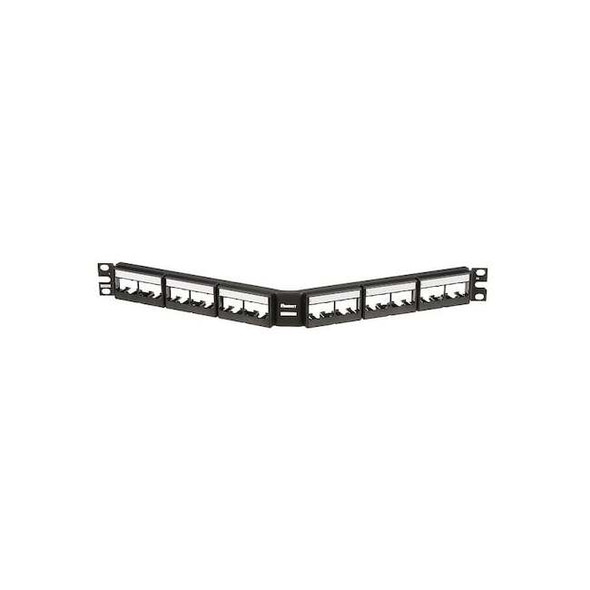 Panduit Patch Panel,4.375 in H CPPLA24WBLY
