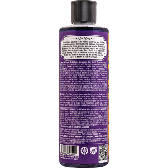 Chemical Guys 16 Oz. HydroSuds Ceramic Car Wash Soap CWS21216 599210