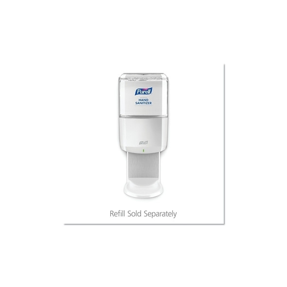 ES8 Touch Free Hand Sanitizer Dispenser, Plastic, 1200 mL, 5.25 in x 8.56 in x 12.13 in, White