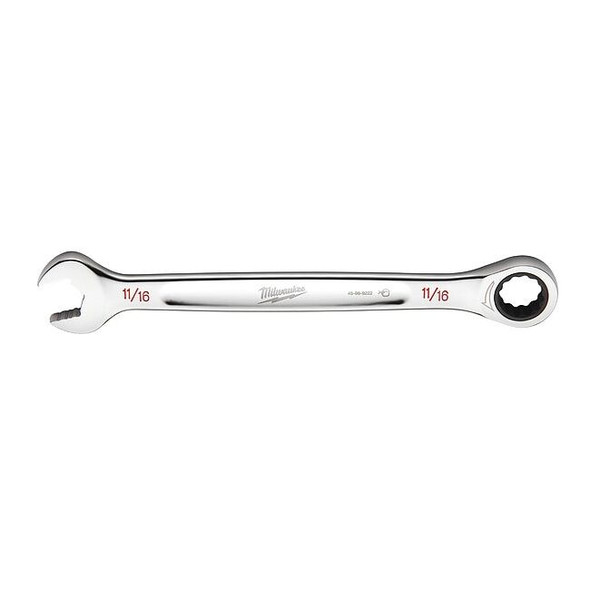 Milwaukee Tool 11/16 in. SAE Ratcheting Combination Wrench 45-96-9222