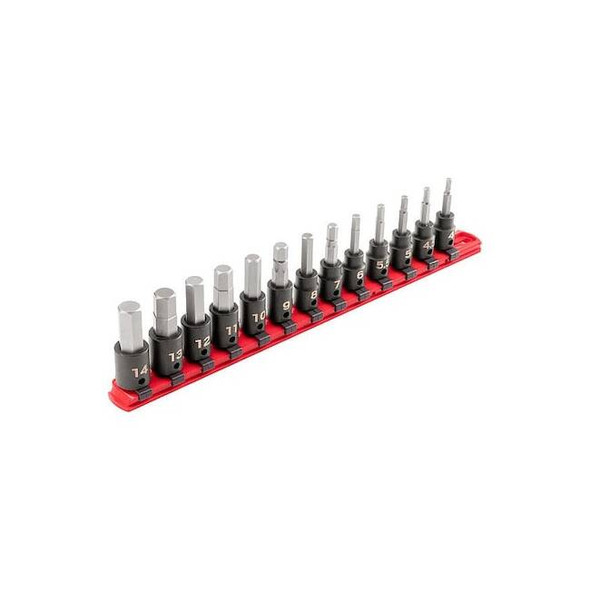 Tekton Socket Set,Steel,13 1/4 in L SIB91102
