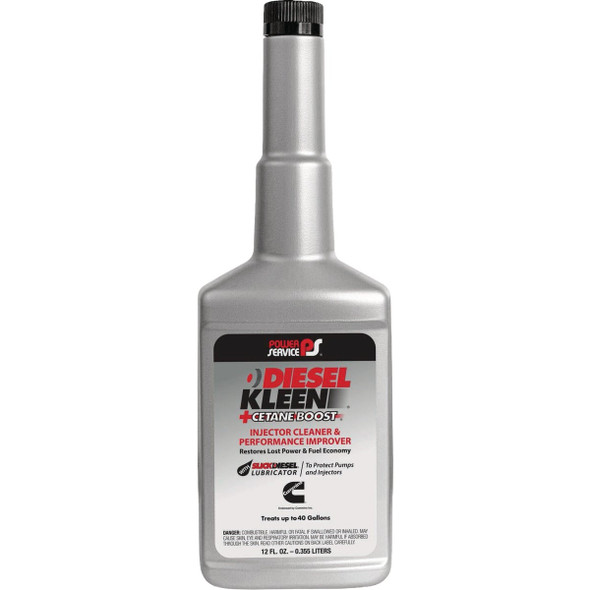 Power Service Diesel Kleen 12 Oz. Injector Cleaner & Cetane Boost PSVC3012