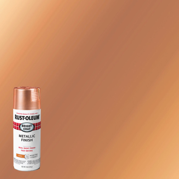 Rust-Oleum Stops Rust 11 Oz. Bright Coat Metallic Spray Paint, Copper 314417
