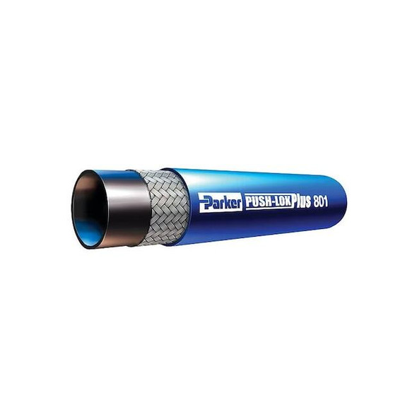 Parker Hydraulic Hose,3/8" I.D,100 ft. L 801-6-BLU-100