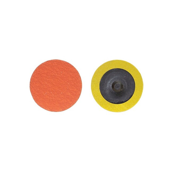 Norton Abrasives Qk Change Disc, CerAlO, 1-1/2in, 60G, PK100 66261162312
