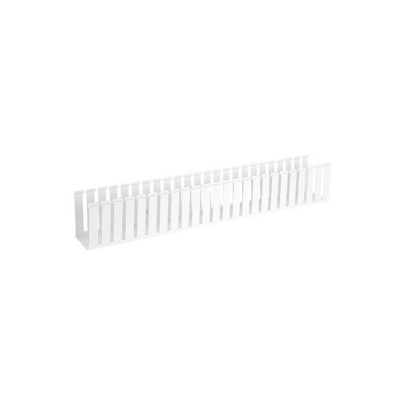 Panduit WIRE DUCT,WIDE SLOT,WHITE,3.25 W X 4 D G3X4WH6