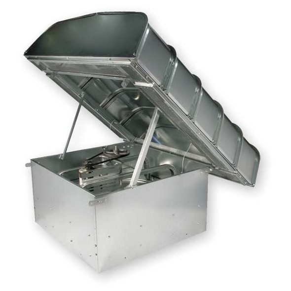 Dayton Gravity Vent,20 In,Base 24 1-2 In Sq 3FKE1