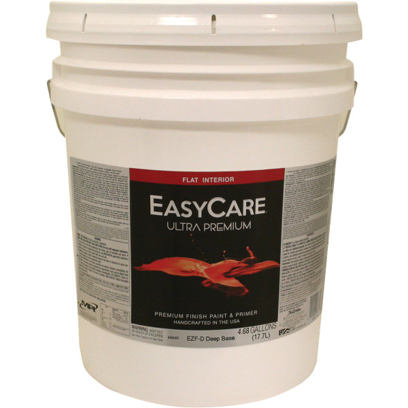 EasyCare Ultra Premium Flat Interior Wall Paint, Deep Base, 5 Gal. EZFD-5G