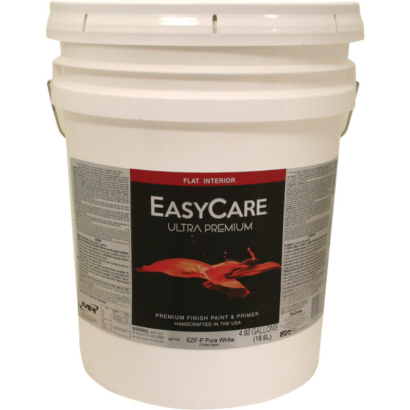 EasyCare Ultra Premium Flat Interior Wall Paint, Pastel Base, 5 Gal. EZFP-5G