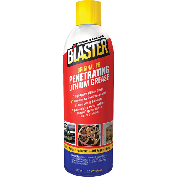 B'laster 8 Oz. PB Infused Grease Aerosol GR-8A-PB