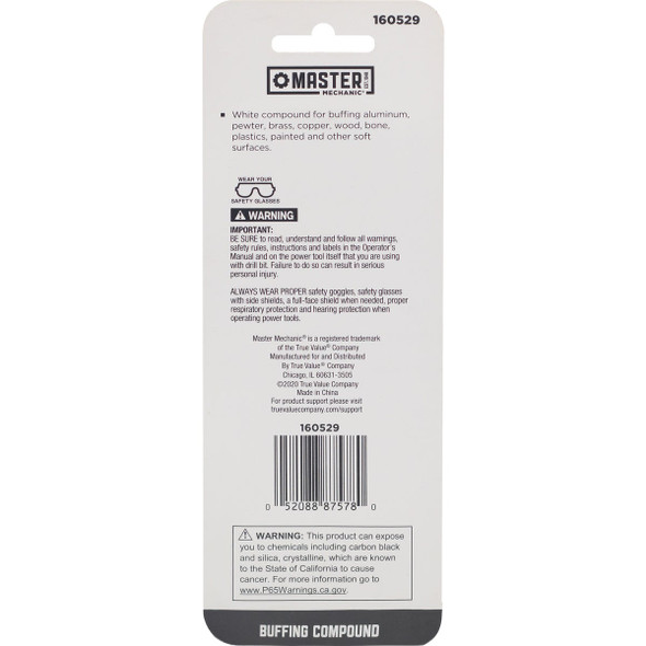 Master Mechanic White Rouge Buffing Compound 160529 399122