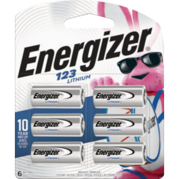 Energizer 3V Lithium Battery (6-Pack) EL123BP-6