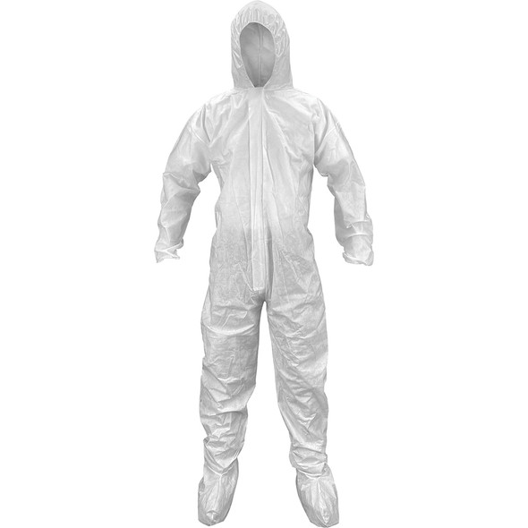 SMS General Purpose Hooded & Booted Coveralls - 2XLrg 6975-01