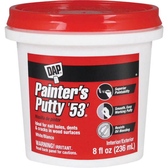 DAP Professional Painters Putty 53 8 Oz. White Patching Compound 7079812240