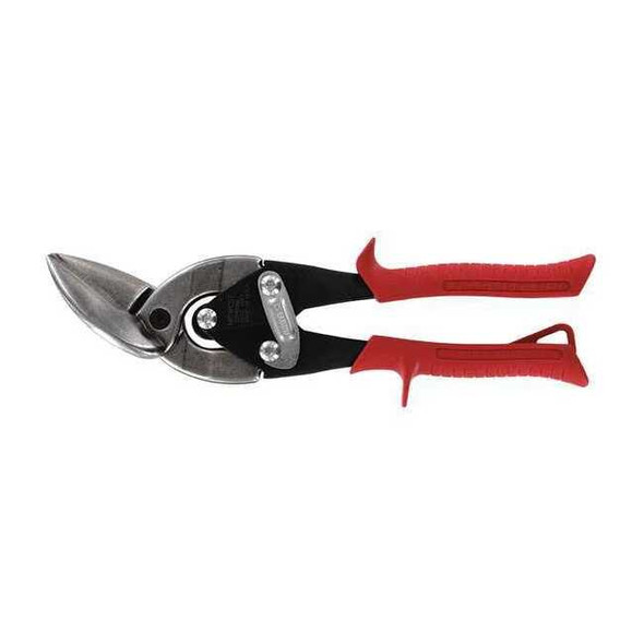 Aviation Snip, Left Curves/Straight, 9 3/4 in, Stainless Steel