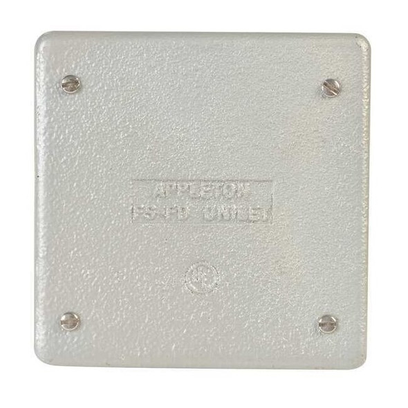 2 -Gang Horizontal or Vertical Weatherproof Cover, 4-5/8" W, 4-5/8" H