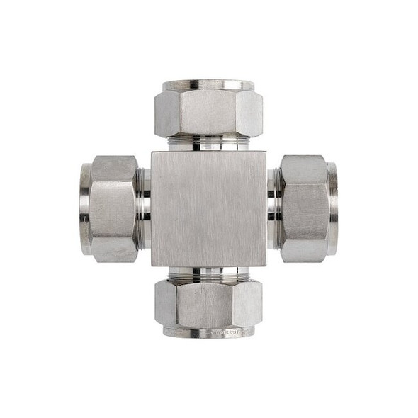 Brennan Industries Nut,StainlessSteel,Compression,1/2in NS0318-08-SS
