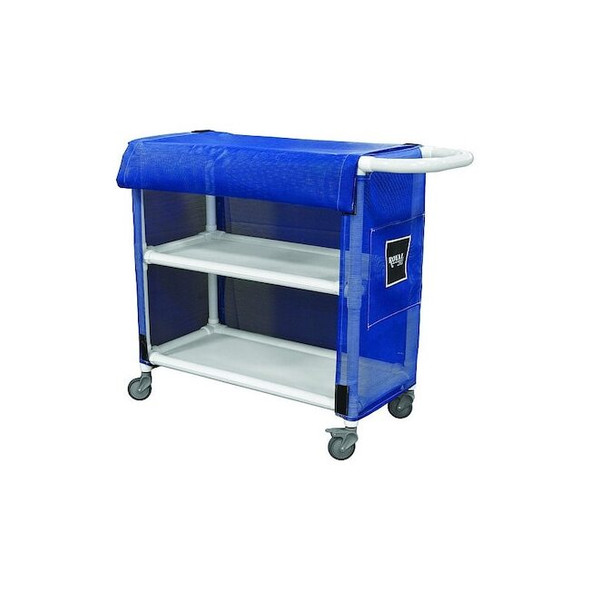 Royal Basket Trucks Linen  Cart,600 lb Capac.,24" L G24-BBX-L2A-3ULN