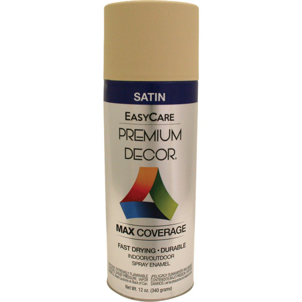 EasyCare Premium Decor 12 Oz. Spray Paint, Almond Satin PDS116-AER