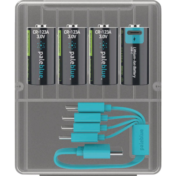 Paleblue CR123A Lithium-Ion Rechargeable Battery (4-Pack) PB-CR123A-2
