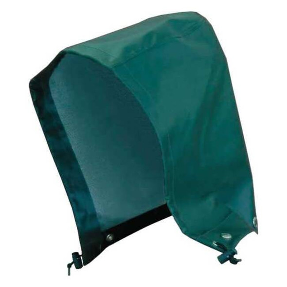Viking Rain Hood,Green,Snaps,Polyester/PVC 4112