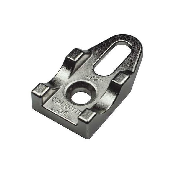 Clamp, Conduit; Pipe Use, 1/2 in, 316 Stainless Steel, Brite Pack of 10