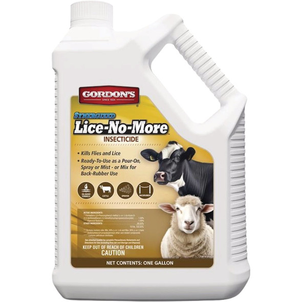 Gordon's 1 Gal. Ready To Use Synergized Lice-No-More Insecticide 7291072