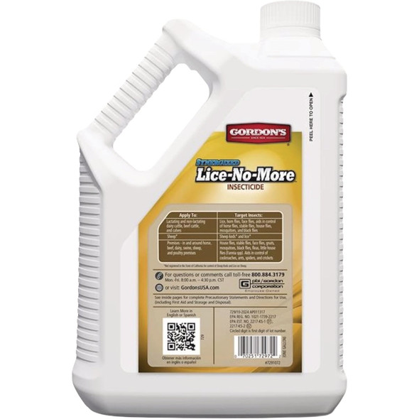 Gordon's 1 Gal. Ready To Use Synergized Lice-No-More Insecticide 7291072 736313