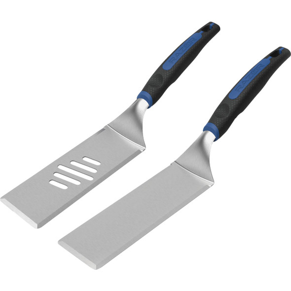 Mr. Bar-B-Q 20 In. Stainless Steel Spatula Set (2-Piece) 08836Y