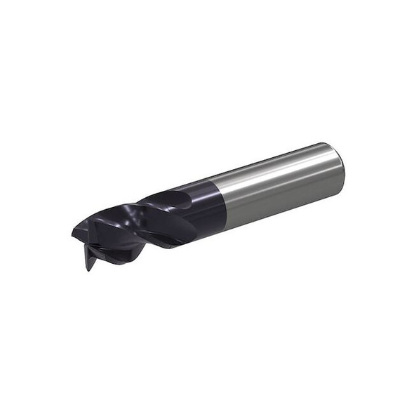 Widia Square End Mill, 0.375 in, Carbide W401E10005SZT WU20PE