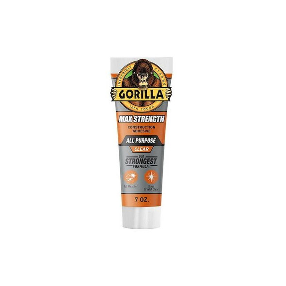 Gorilla Glue ConstructionAdhesive,Clear,7floz,Tube 115106