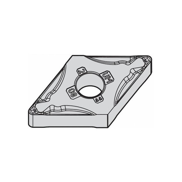 Widia Diamond Turning Insert, Diamond, 4, DNMG, 2, Carbide 4172387 Pack of 10