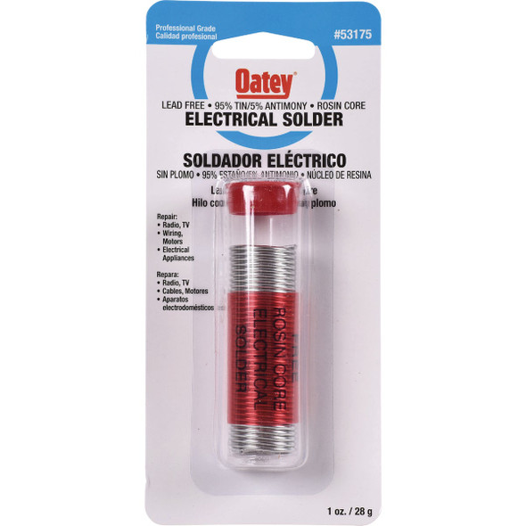 Oatey 1 Oz. 95/5 Rosin Core Wire Solder 53175