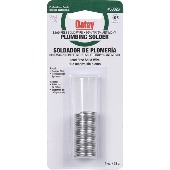 Oatey 1 Oz. 95/5 Wire Solder 53026