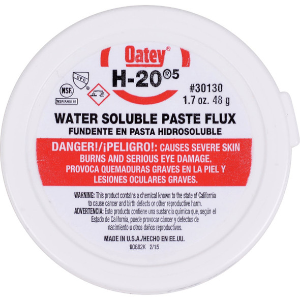 Oatey 1.7 Oz. H2O No. 5 Water Soluble Paste Flux (12-Pack) 30130