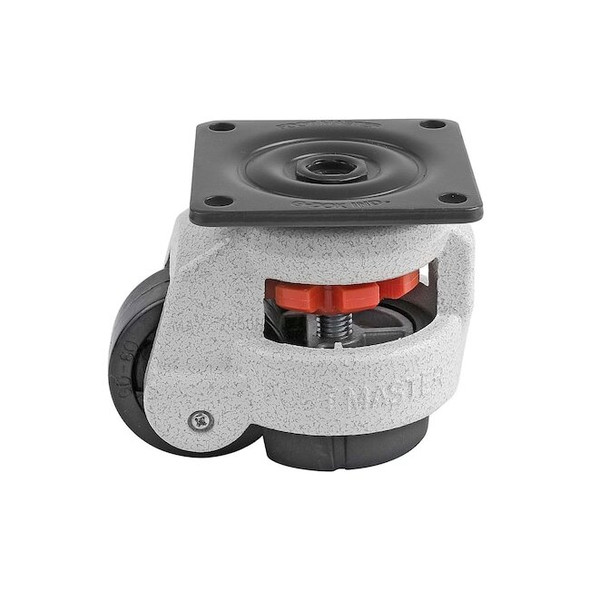 Foot Master Plate Caster,Nylon,82mm H GD-60-F-NYN