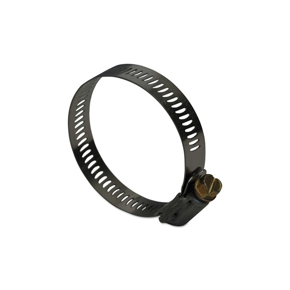 HS Series Worm Gear Clamp, 2-1/16 in to 3 in Hose OD, 1/2 in W, Stainless Steel, Chrome Zinc-Plated Steel Pack of 10
