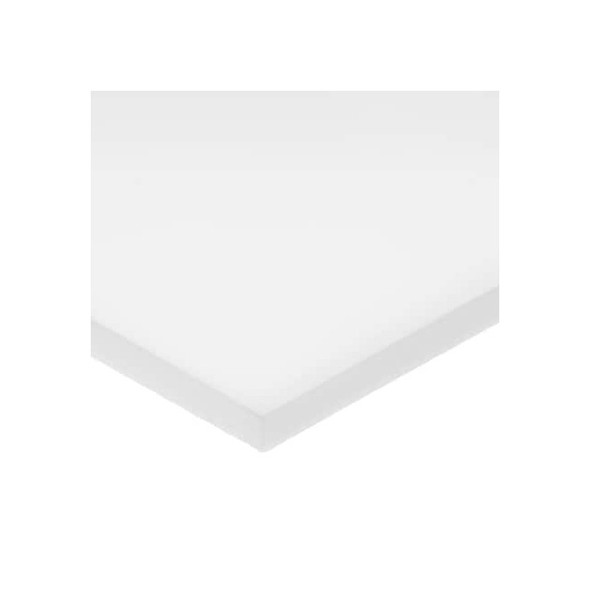 Manufacturer Varies White HDPE Plastic Bar 48" L, 1-1/2" W BULK-PS-PE-139
