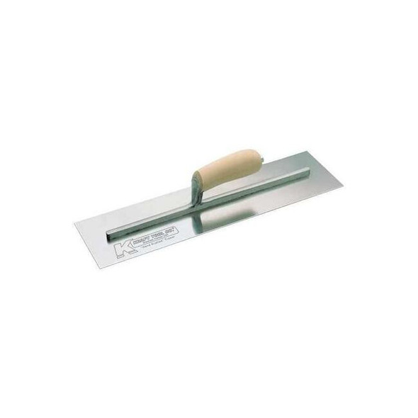 Kraft Tool Cement Trowel,12"L,Carbon Steel,Square CF211C