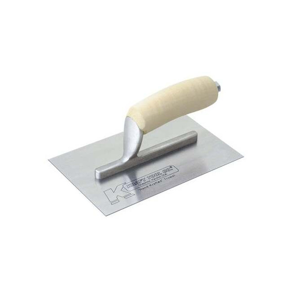 Kraft Tool Finishing Trowel,8"L,Carbon Steel,Square PL407