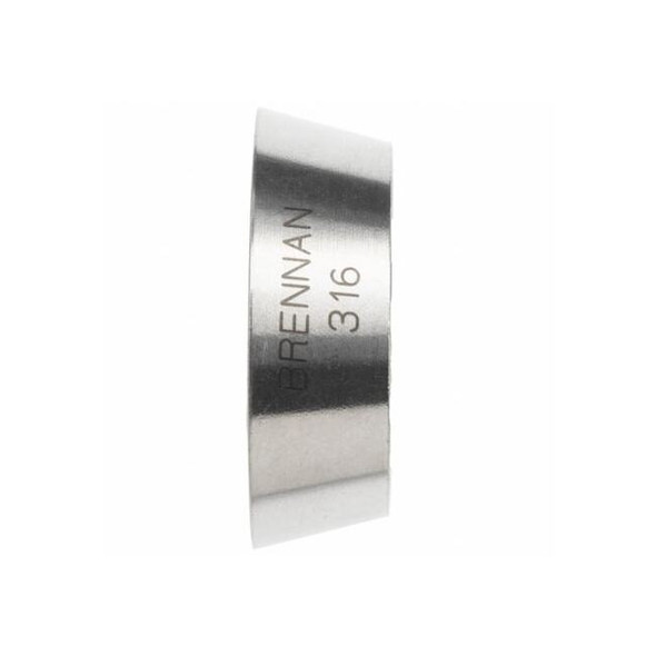 Brennan Industries Front Ferrule, Stainless Steel, 1/16 in N0319-F-01-SS