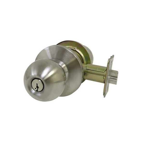 Tell Door Knob Lockset,1 3/8-1 3/4" Thick K2080-32D