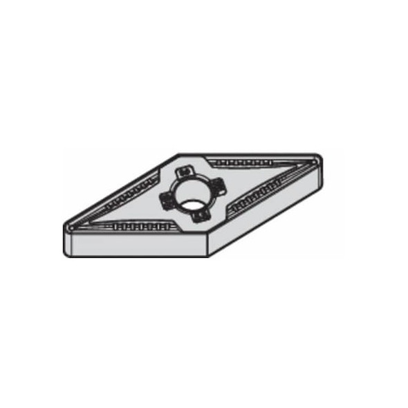 Widia Diamond Turning Insert, Diamond, 3, VNMG, 2, Carbide 4171080 Pack of 10