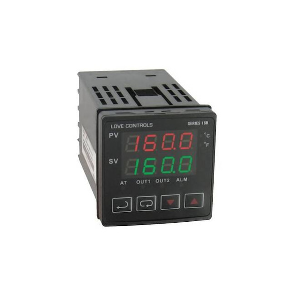 Dwyer Instruments Digital Temperature Controller,48 mm L 16B-33-LV