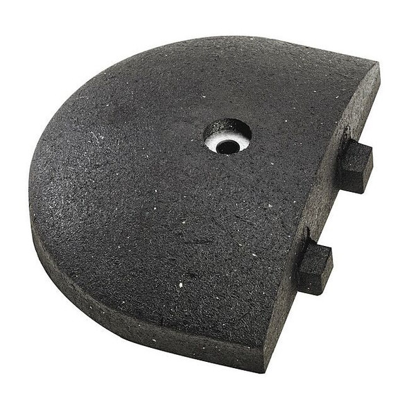 Manufacturer Varies Speed Bump Endcap,Black,6" L x 12" W GNRS2698BL
