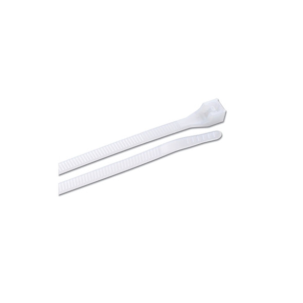 Standard Cable Ties, 75 lb Tensile Strength, 11 in, DoubleLock, Natural, 100/Bag