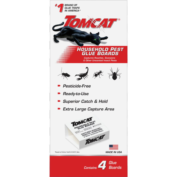 TOMCAT Household Pest Glue Boards (4-Pack) 4524218