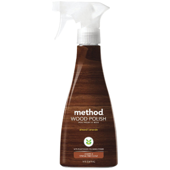 Method Wood For Good 14 Oz. Almond Polish & Wood Cleaner 1918 Method Wood For Good 14 Oz. Almond Polish & Wood Cleaner 1918