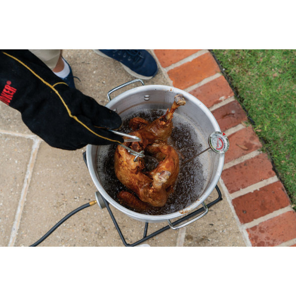 Metal Fusion King Kooker 29 Qt. Aluminum Turkey Outdoor Fryer 12RTF 800586